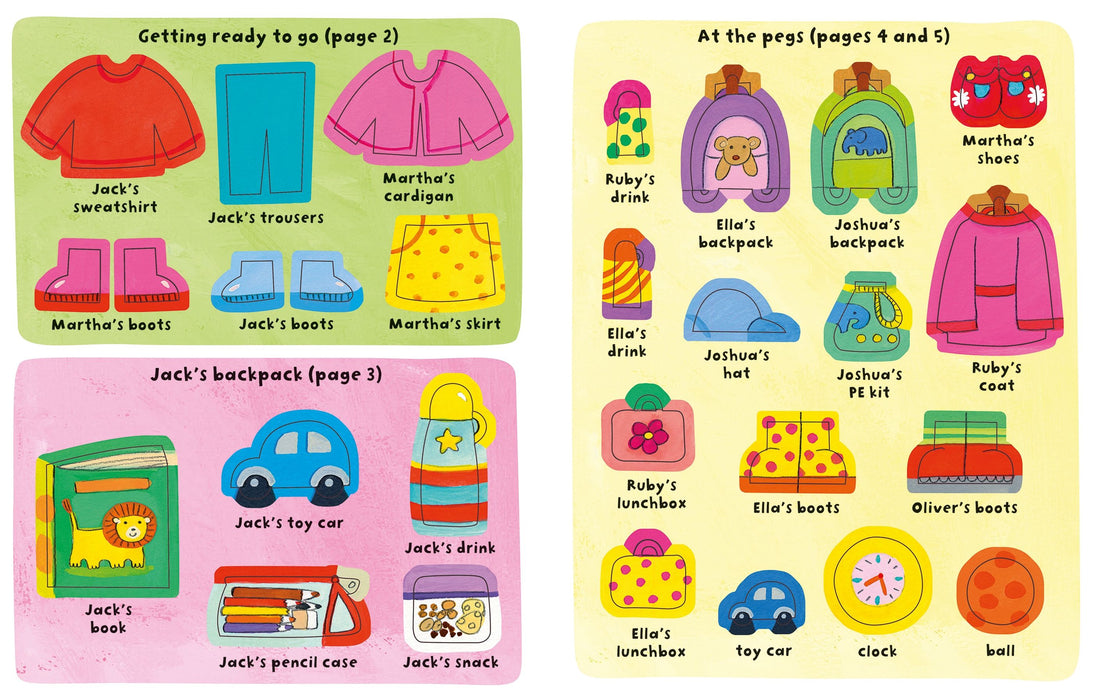 Usborne Starting School Sticker Book