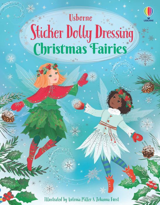 Usborne Sticker Dolly Dressing Christmas Fairies
