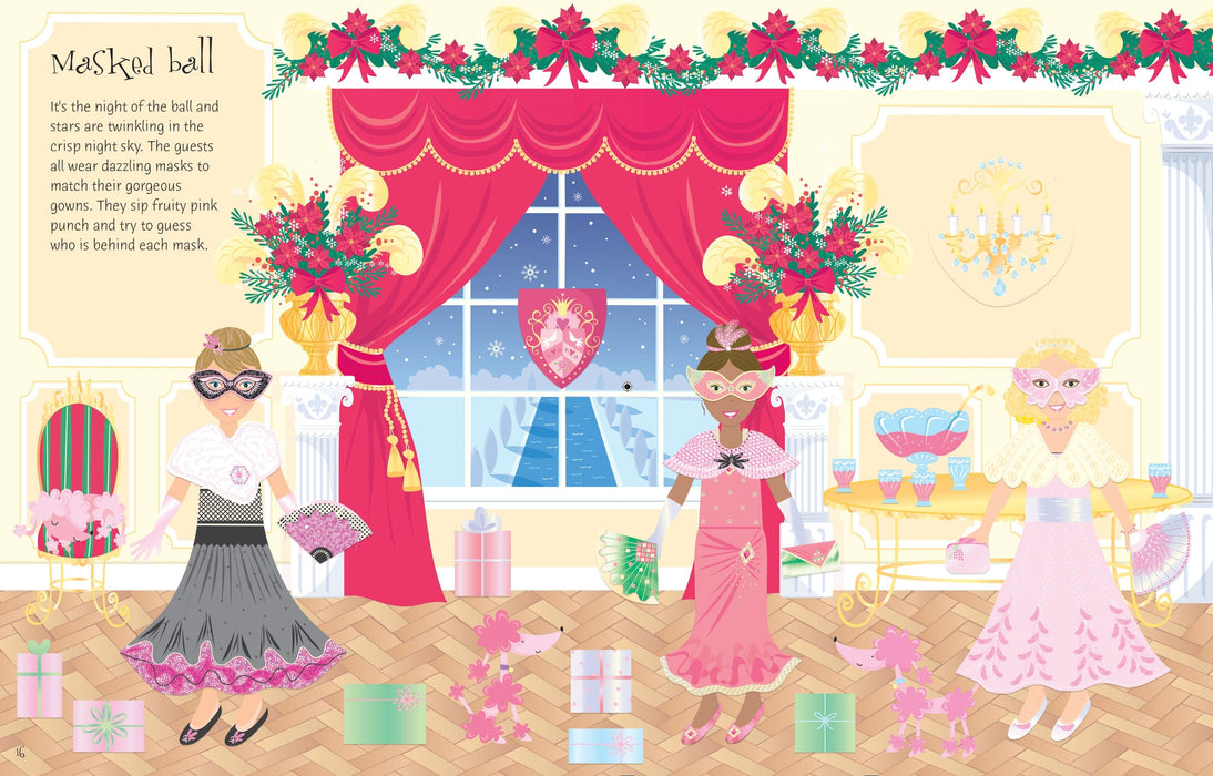 Usborne Sticker Dolly Dressing Christmas Fairies
