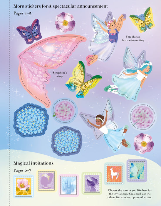 Usborne Sticker Dolly Dressing Magical Fairy Ball Activity Book