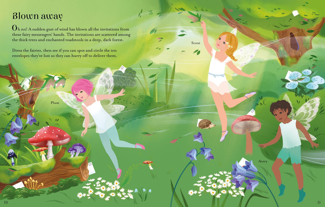 Usborne Sticker Dolly Dressing Magical Fairy Ball Activity Book