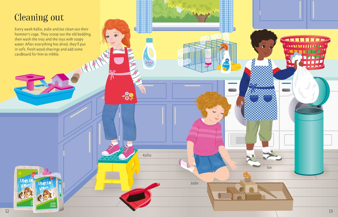 Usborne Sticker Dolly Dressing Pets