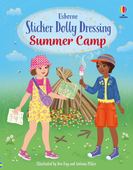 Usborne Sticker Dolly Dressing Summer Camp