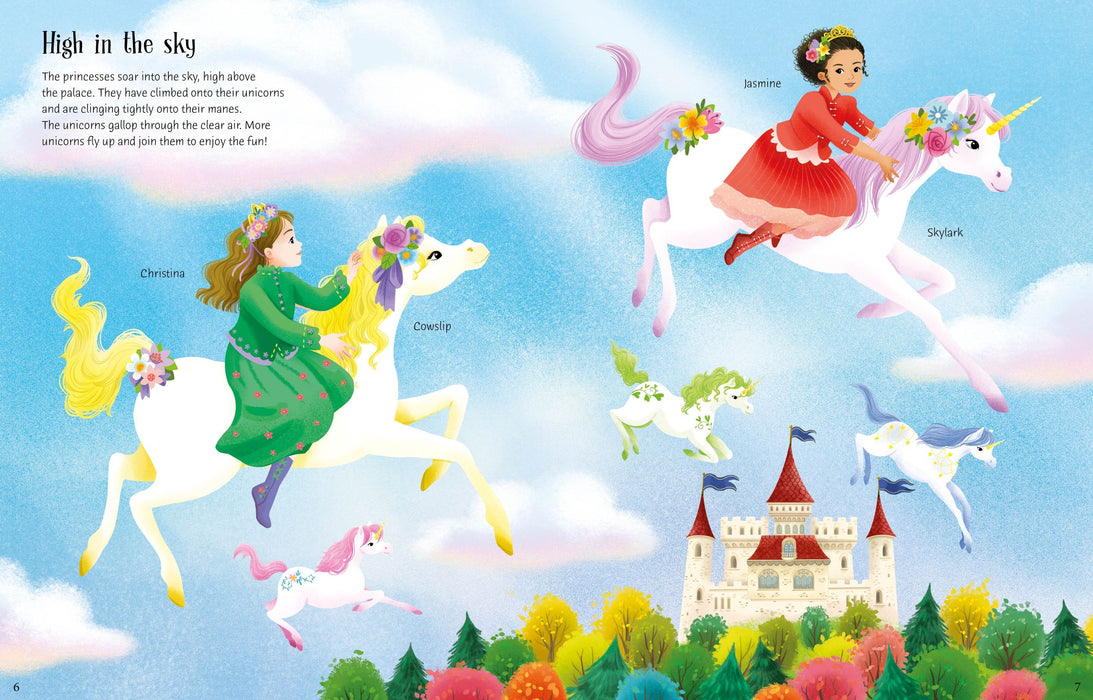 Usborne Sticker Dolly Dressing Unicorn Princesses