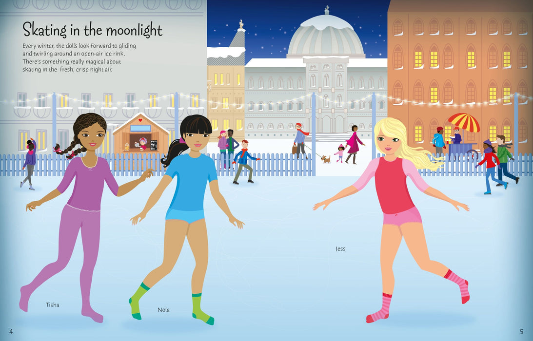 Usborne Sticker Dolly Dressing Winter Wonderland