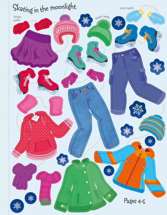 Usborne Sticker Dolly Dressing Winter Wonderland