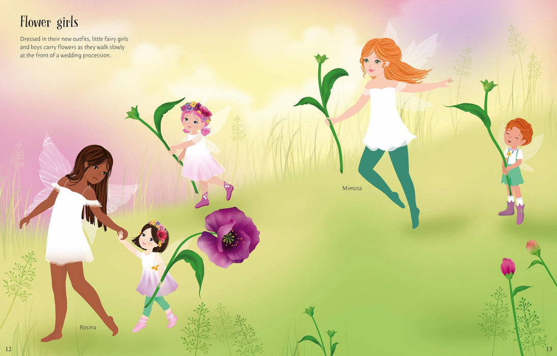 Usborne Sticker Dolly Dressing Fairy Weddings