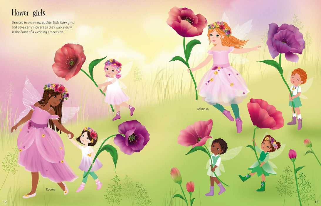 Usborne Sticker Dolly Dressing Fairy Weddings