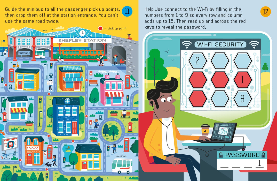 Usborne Things To Do On A Train Journey Book