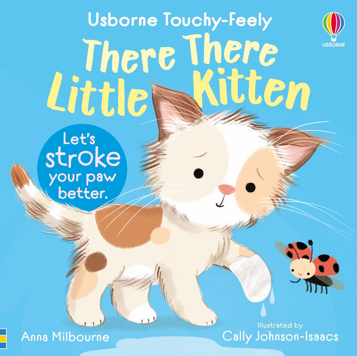 Usborne Sparkly Touchy-Feely There There Little Kitten Book