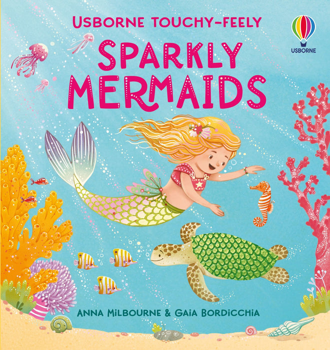 Usborne Noisy Touchy-Feely Sparkly Mermaids Book