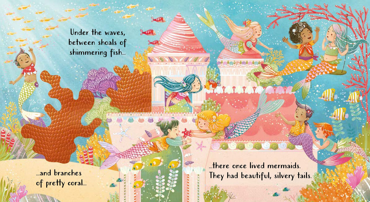 Usborne Noisy Touchy-Feely Sparkly Mermaids Book