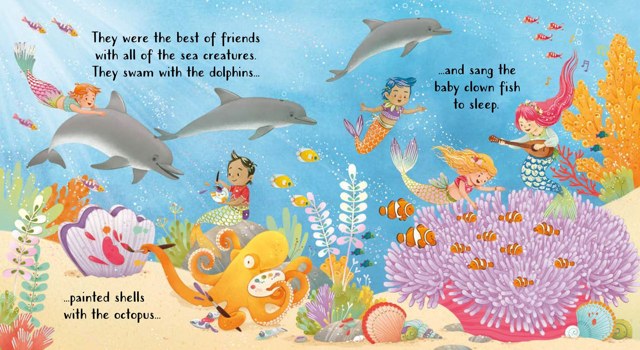Usborne Noisy Touchy-Feely Sparkly Mermaids Book
