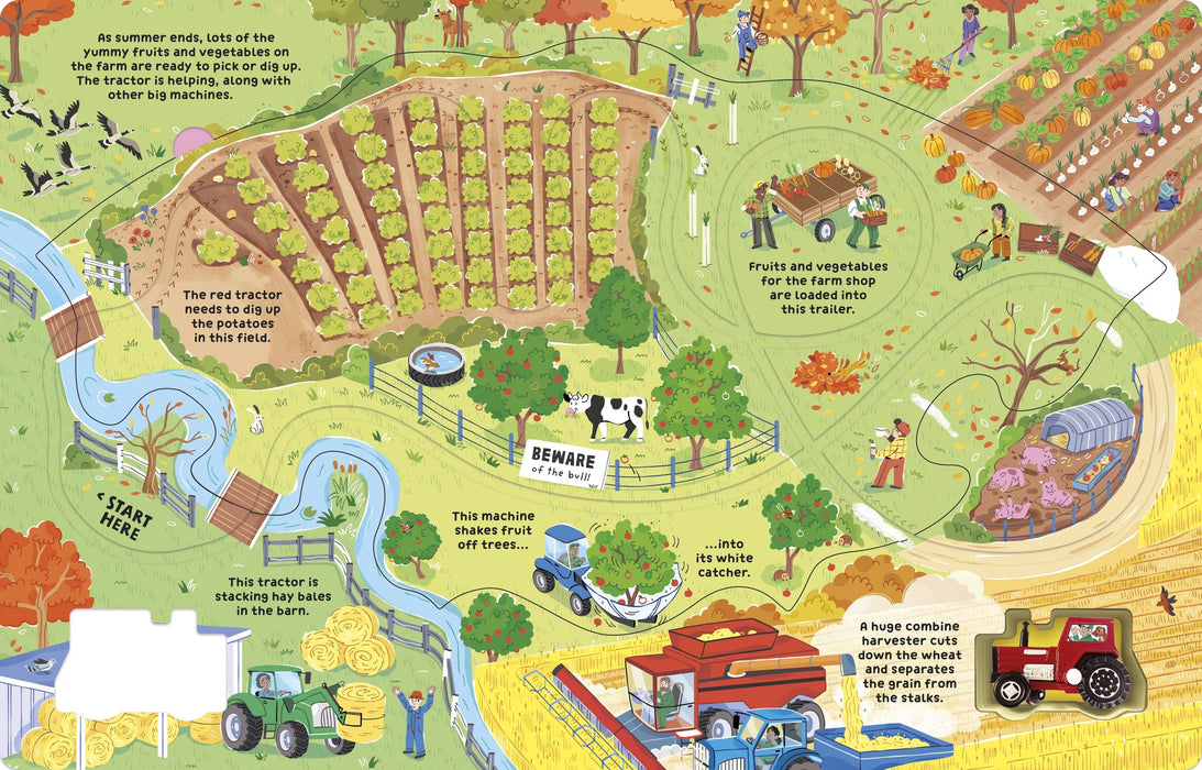 Usborne Wind-Up Tractor Book