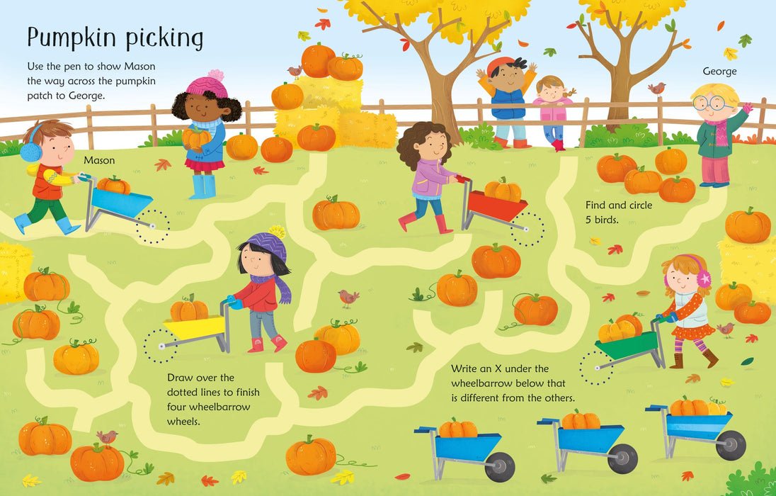 Usborne Wipe-Clean Autumn Activities