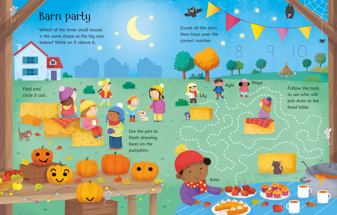 Usborne Wipe-Clean Autumn Activities
