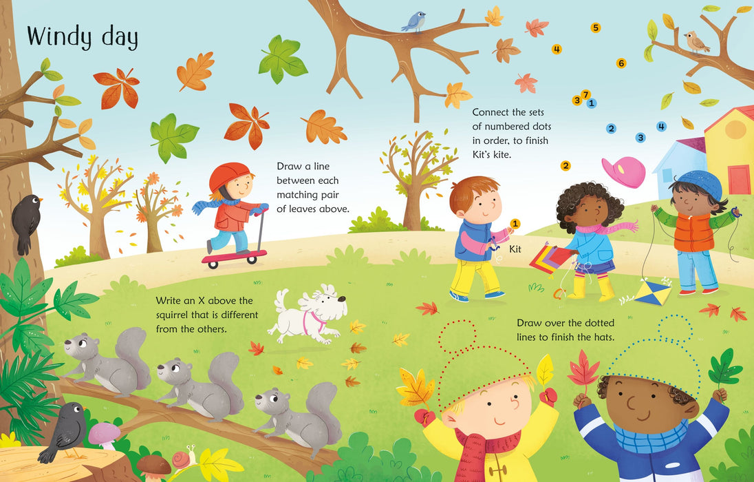 Usborne Wipe-Clean Autumn Activities