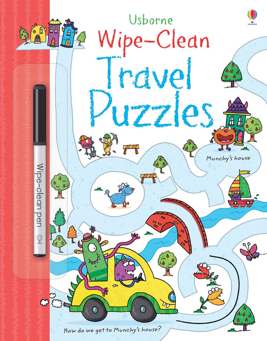 Usborne Wipe-clean Travel Puzzles
