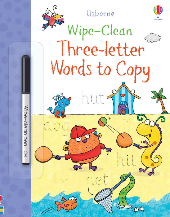 Usborne Wipe-Clean Three Letter Words To Copy