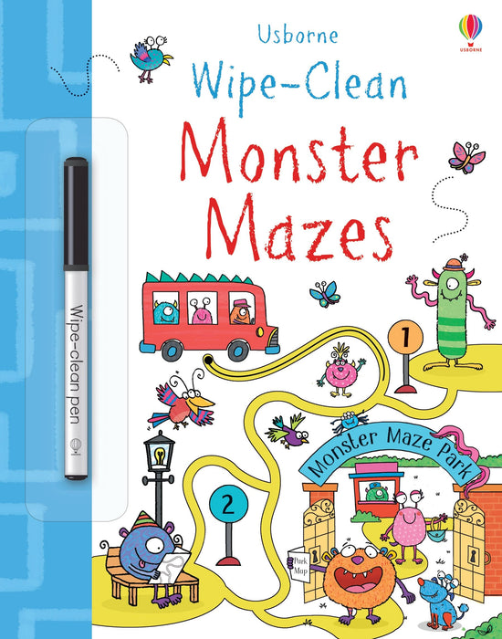 Usborne Wipe-Clean Monster Mazes