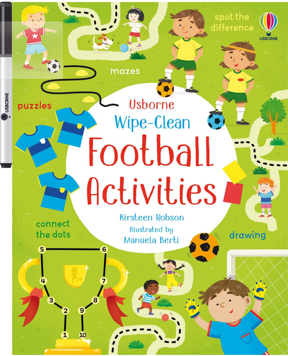Usborne Wipe-Clean Starting Football Activities