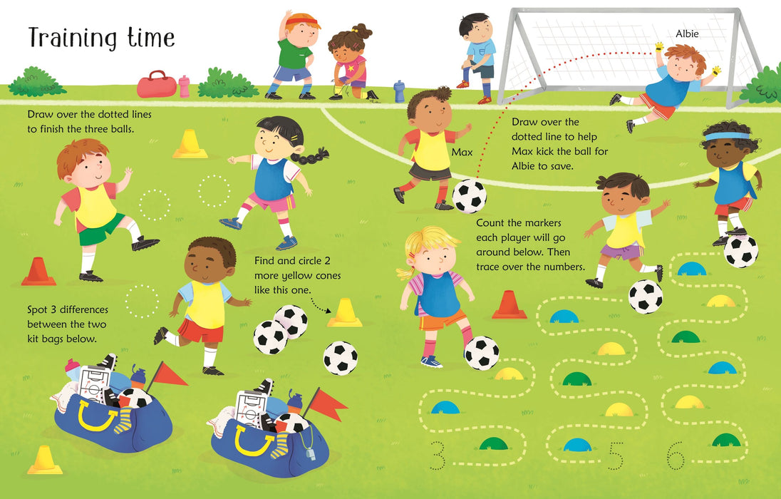 Usborne Wipe-Clean Starting Football Activities