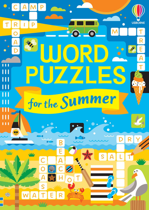 Usborne Word Puzzles For The Summer Book