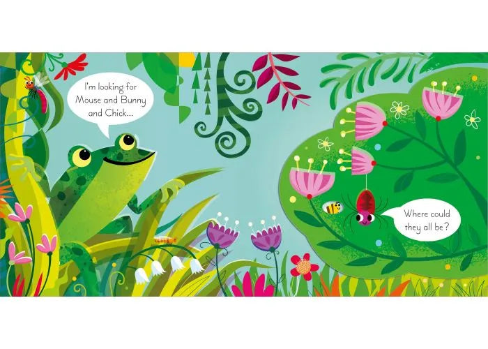 Usborne Play Hide and Seek with Frog Book
