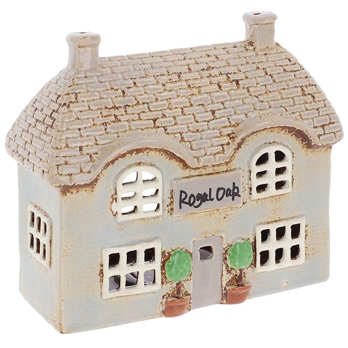 Village Pottery Royal Oak Pub Tealight