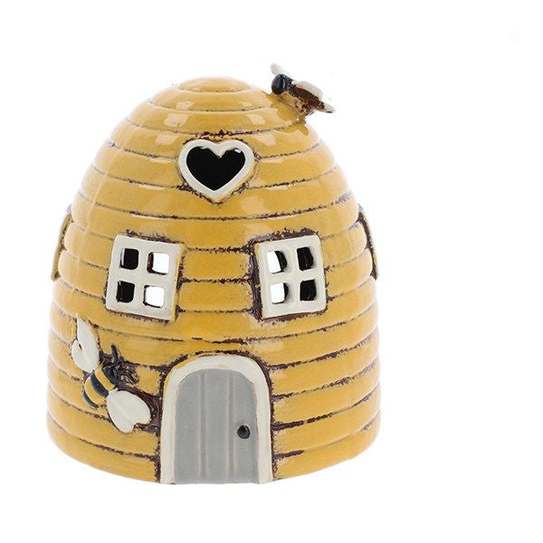 Village Pottery Beehive Dome Yellow Tealight