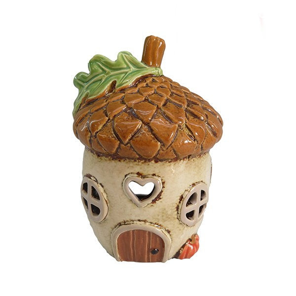 Village Pottery Acorn House Tealight