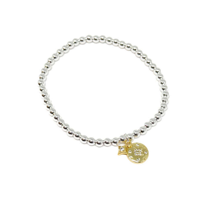 Clementine Vivia Compass Bracelet - Gold