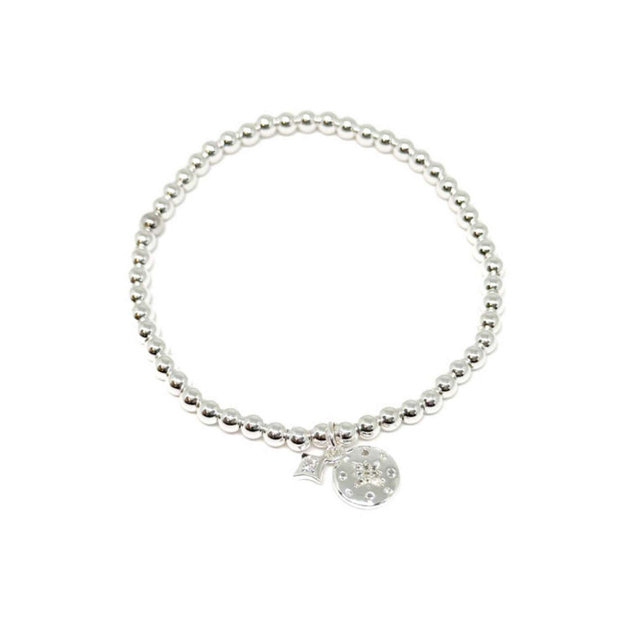 Clementine Vivia Compass Bracelet - Silver