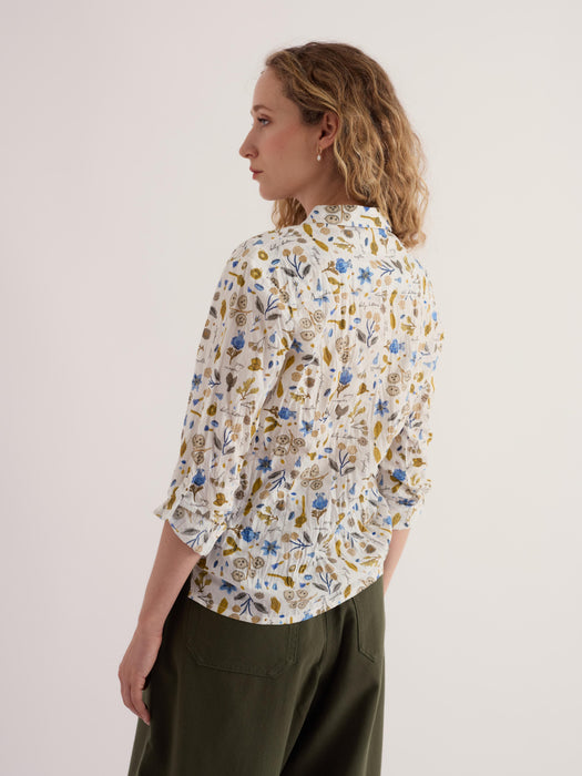 Seasalt Women's Larissa Shirt In Seed Collecting Chalk
