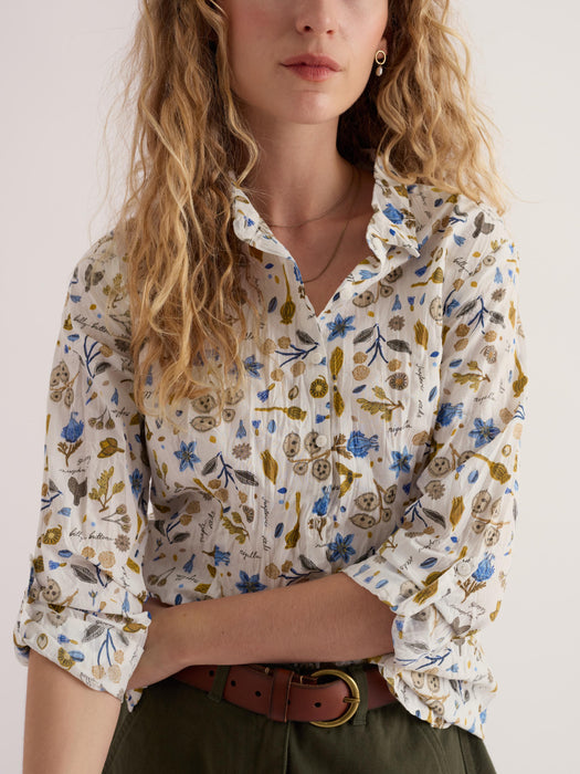Seasalt Women's Larissa Shirt In Seed Collecting Chalk