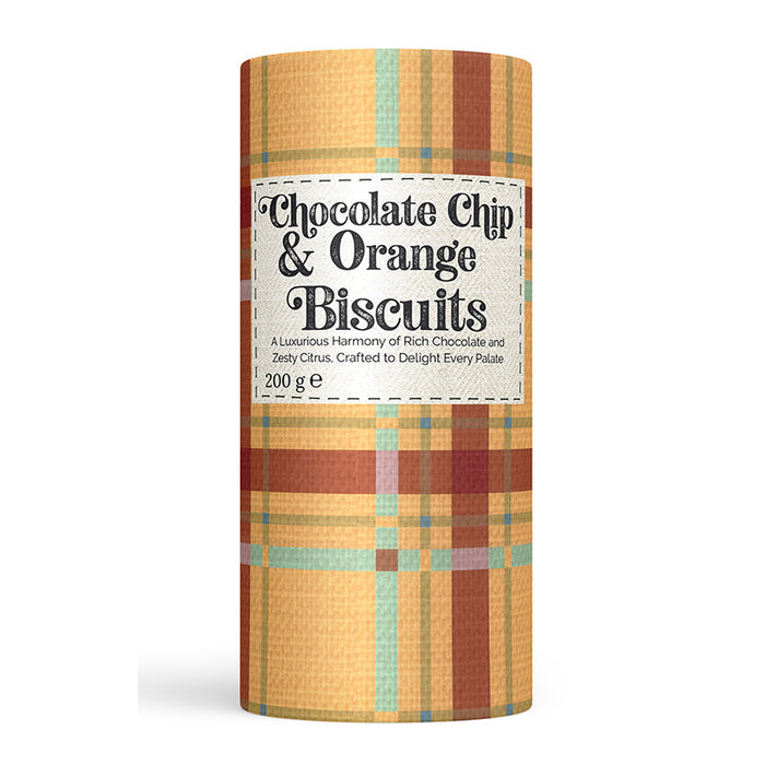 Welsh Chocolate Chocolate Chip & Orange Biscuits