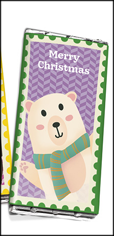 Welsh Chocolate Milk Chocolate Polar Bear Bar