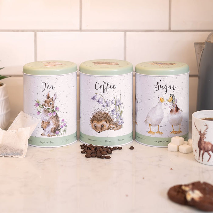 Wrendale Designs 'The Country Set' Country Animal Tea Coffee Sugar Set