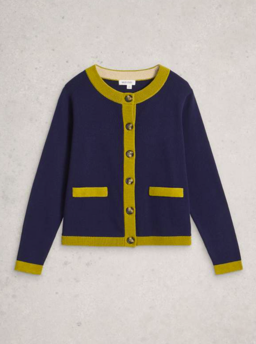 White Stuff Women's Charlotte Long Sleeve Cardi In Dark Navy