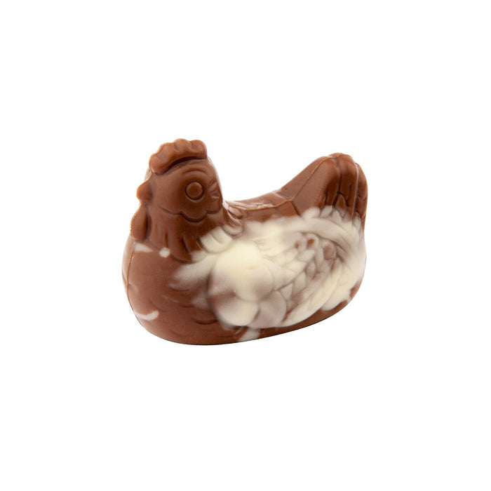 Milk Chocolate Decorated Chicken With Hazelnut Filling