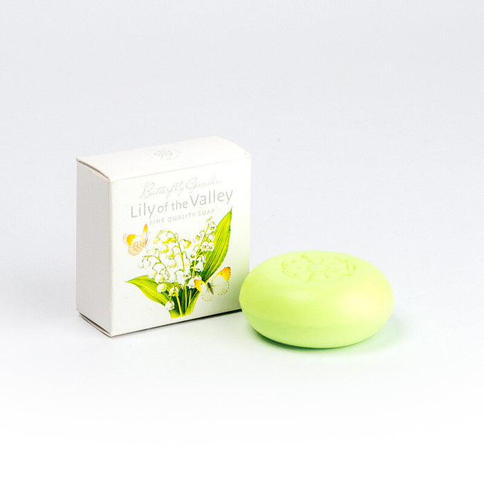 White Rose Aromatics Butterfly Garden Lily Of The Valley Soap 100g