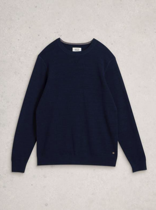 White Stuff Men's Attadale Crew Neck Jumper In Dark Navy