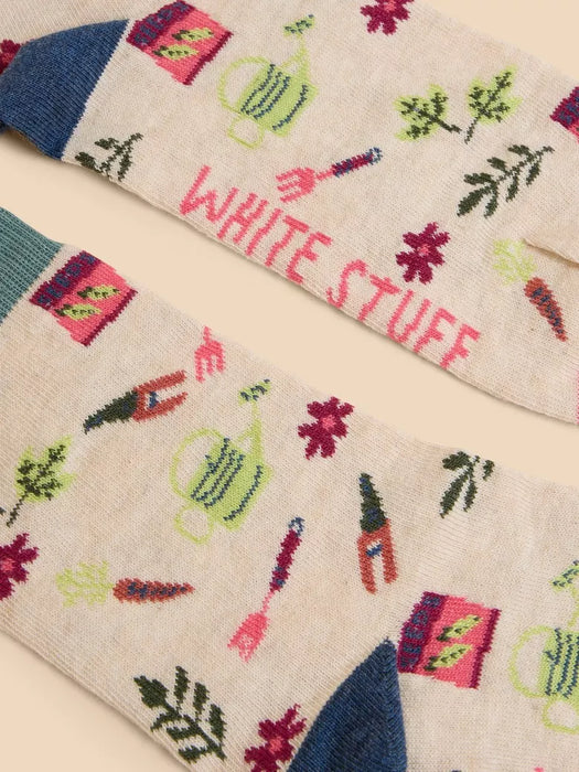 White Stuff Women's Gardening Ankle Sock