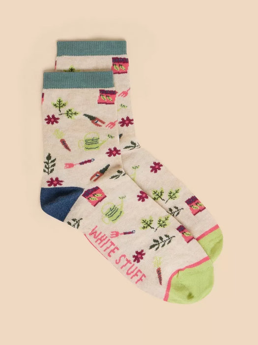 White Stuff Women's Gardening Ankle Sock