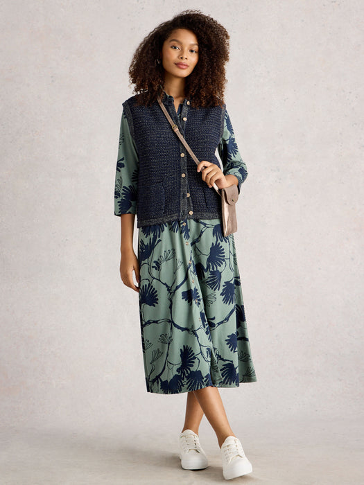 White Stuff Women's Belle Sparkle Tank In Dark Navy