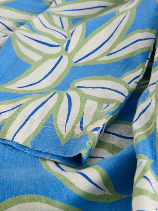 White Stuff Women's Blake Linen Collared Tunic In Blue Print