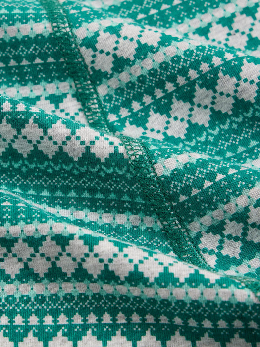 White Stuff Men's Boxers In A Cracker In Teal Print