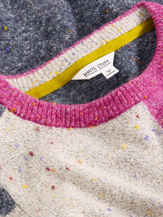 White Stuff Women's Talia Nep Jumper In Pink Multi