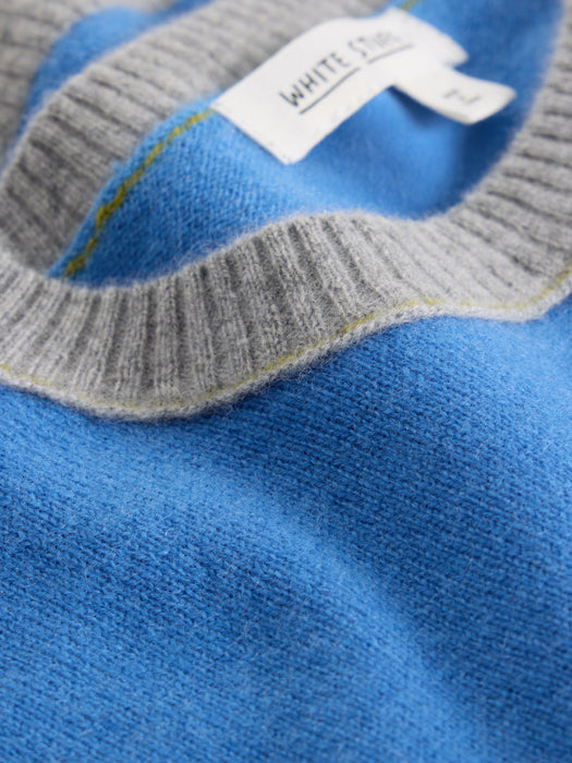 White Stuff Women's Crew Cashmere Jumper In Bright Blue