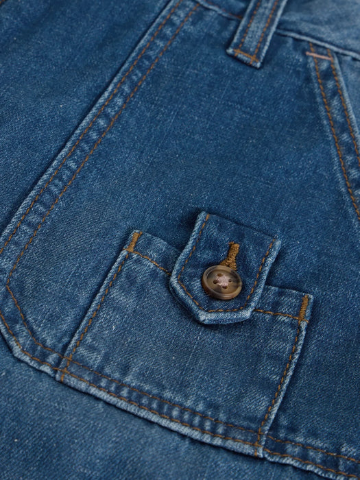 White Stuff Women's Mollie Combat Denim Shorts In Dark Denim